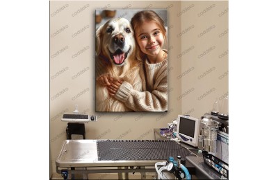 Pet Center Dekorasyon Veteriner Kliniği Tabloları Postmodern Kedi vtr30 vtr77