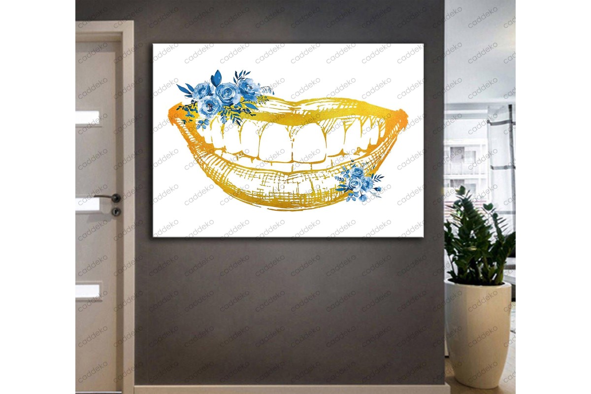 Ağız ve Diş Sağlığı Polikliniği Tabloları Dekoratif Diş, Dekoratif Dişçi, Dişçi Dekorasyonu dsc-103