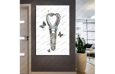 Ağız ve Diş Sağlığı Polikliniği Tabloları Dekoratif Diş, Dekoratif Dişçi, Dişçi Dekorasyonu dsc-119