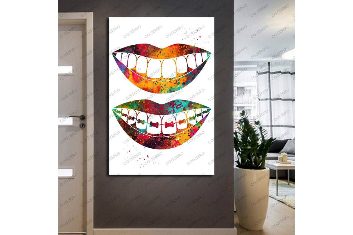 Ağız ve Diş Sağlığı Polikliniği Tabloları Dekoratif Diş, Dekoratif Dişçi, Dişçi Dekorasyonu dsc-14