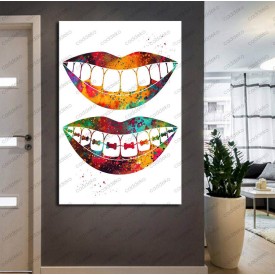 Ağız ve Diş Sağlığı Polikliniği Tabloları Dekoratif Diş, Dekoratif Dişçi, Dişçi Dekorasyonu dsc-14