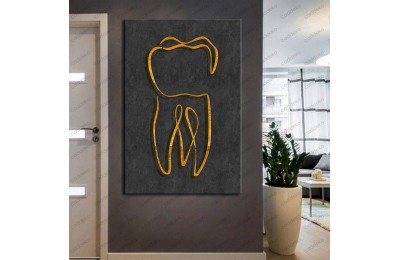 Ağız ve Diş Sağlığı Polikliniği Tabloları Dekoratif Diş, Dekoratif Dişçi, Dişçi Dekorasyonu dsc-170a