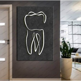 Ağız ve Diş Sağlığı Polikliniği Tabloları Dekoratif Diş, Dekoratif Dişçi, Dişçi Dekorasyonu dsc-170c