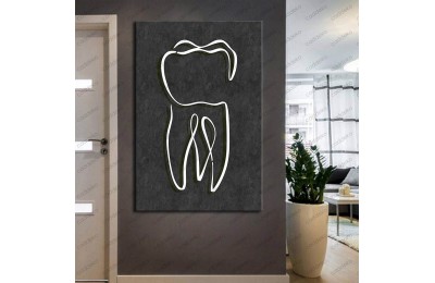 Ağız ve Diş Sağlığı Polikliniği Tabloları Dekoratif Diş, Dekoratif Dişçi, Dişçi Dekorasyonu dsc-170c