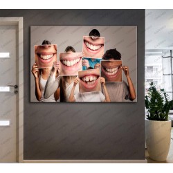 Ağız ve Diş Sağlığı Polikliniği Tabloları Dekoratif Diş, Dekoratif Dişçi, Dişçi Dekorasyonu dsc-30