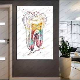 Ağız ve Diş Sağlığı Polikliniği Tabloları Dekoratif Diş, Dekoratif Dişçi, Dişçi Dekorasyonu dsc-77