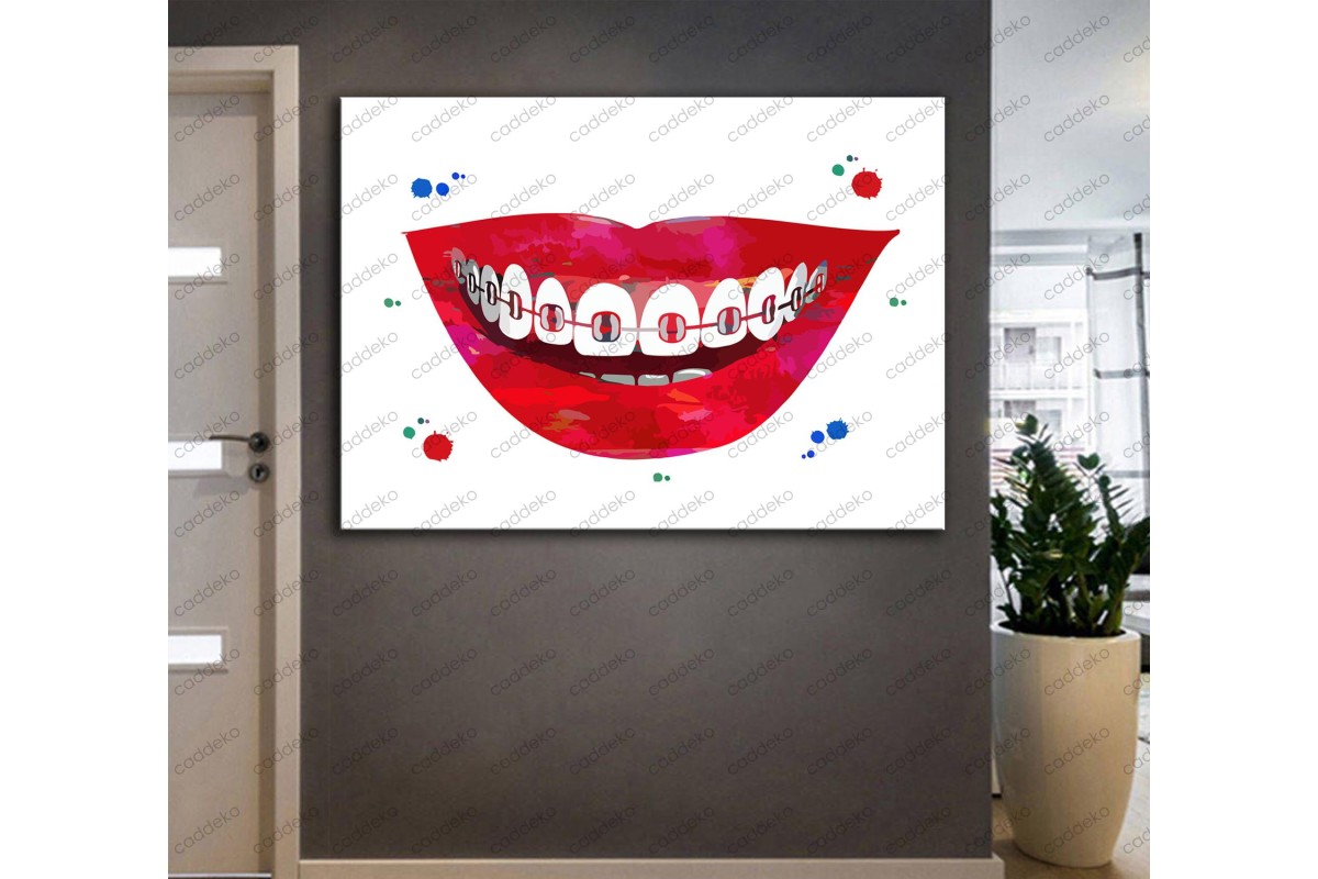 Ağız ve Diş Sağlığı Polikliniği Tabloları Dekoratif Diş, Dekoratif Dişçi, Dişçi Dekorasyonu dsc-94