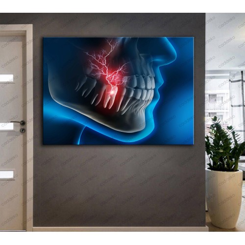 Ağız ve Diş Polikliniği, Dişçi Tabloları Dekoratif Diş, Dekoratif Dişçi, Dişçi Dekorasyonu dsc195