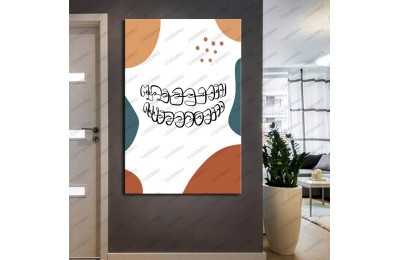 Ağız ve Diş Polikliniği, Dişçi Tabloları Dekoratif Diş, Dekoratif Dişçi, Dişçi Dekorasyonu dsc197