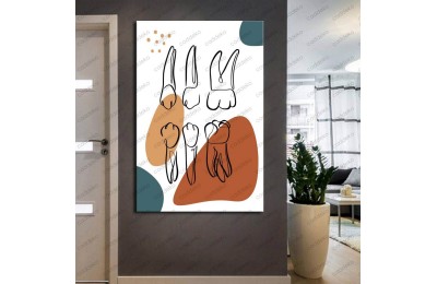 Ağız ve Diş Polikliniği, Dişçi Tabloları Dekoratif Diş, Dekoratif Dişçi, Dişçi Dekorasyonu dsc201