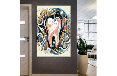 Ağız ve Diş Polikliniği, Dişçi Tabloları Dekoratif Diş, Dekoratif Dişçi, Dişçi Dekorasyonu dsc212