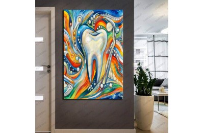 Ağız ve Diş Polikliniği, Dişçi Tabloları Dekoratif Diş, Dekoratif Dişçi, Dişçi Dekorasyonu dsc217