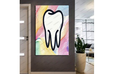 Ağız ve Diş Polikliniği, Dişçi Tabloları Dekoratif Diş, Dekoratif Dişçi, Dişçi Dekorasyonu dsc218