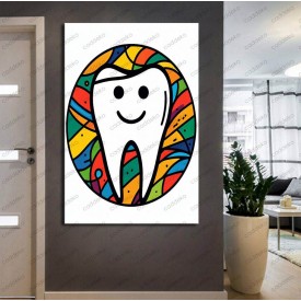 Ağız ve Diş Polikliniği, Dişçi Tabloları Dekoratif Diş, Dekoratif Dişçi, Dişçi Dekorasyonu dsc219