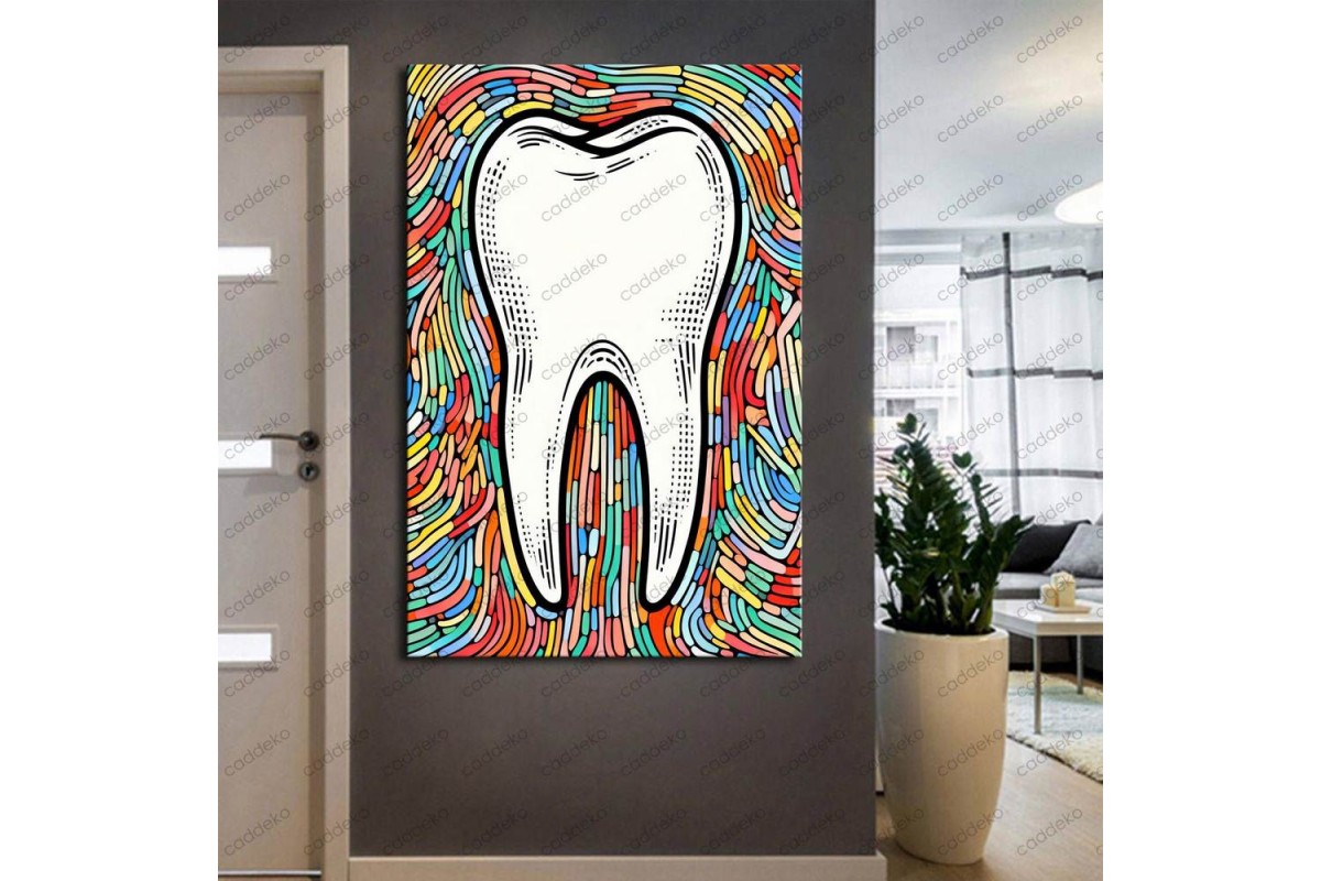 Ağız ve Diş Polikliniği, Dişçi Tabloları Dekoratif Diş, Dekoratif Dişçi, Dişçi Dekorasyonu dsc220