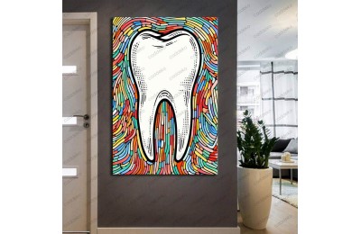 Ağız ve Diş Polikliniği, Dişçi Tabloları Dekoratif Diş, Dekoratif Dişçi, Dişçi Dekorasyonu dsc220