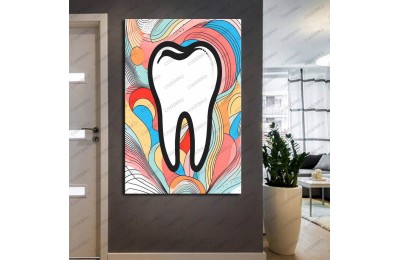 Ağız ve Diş Polikliniği, Dişçi Tabloları Dekoratif Diş, Dekoratif Dişçi, Dişçi Dekorasyonu dsc222