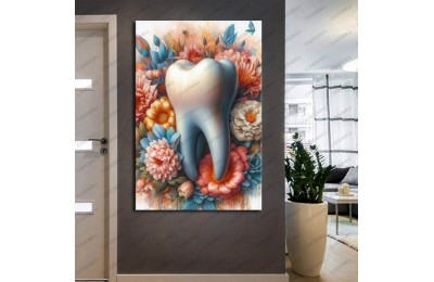 Ağız ve Diş Polikliniği, Dişçi Tabloları Dekoratif Diş, Dekoratif Dişçi, Dişçi Dekorasyonu dsc224