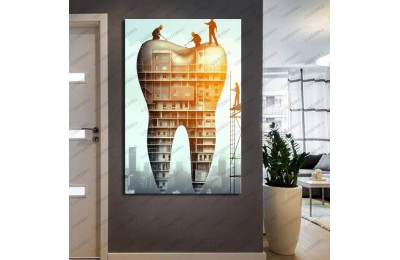 Ağız ve Diş Polikliniği, Dişçi Tabloları Dekoratif Diş, Dekoratif Dişçi, Dişçi Dekorasyonu dsc227