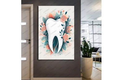 Ağız ve Diş Polikliniği, Dişçi Tabloları Dekoratif Diş, Dekoratif Dişçi, Dişçi Dekorasyonu dsc232