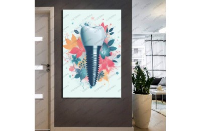 Ağız ve Diş Polikliniği, Dişçi Tabloları Dekoratif Diş, Dekoratif Dişçi, Dişçi Dekorasyonu dsc233