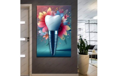 Ağız ve Diş Polikliniği, Dişçi Tabloları Dekoratif Diş, Dekoratif Dişçi, Dişçi Dekorasyonu dsc239