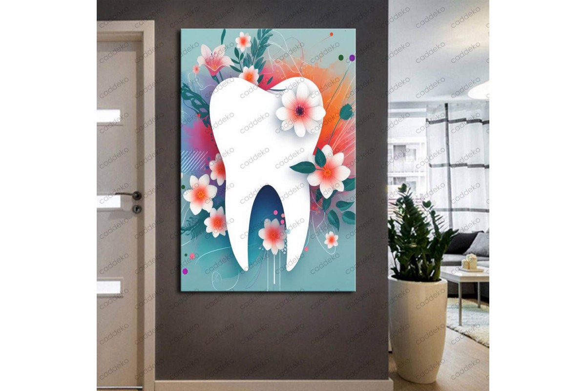 Ağız ve Diş Polikliniği, Dişçi Tabloları Dekoratif Diş, Dekoratif Dişçi, Dişçi Dekorasyonu dsc241