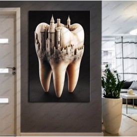 Ağız ve Diş Polikliniği, Dişçi Tabloları Dekoratif Diş, Dekoratif Dişçi, Dişçi Dekorasyonu dsc244