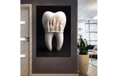 Ağız ve Diş Polikliniği, Dişçi Tabloları Dekoratif Diş, Dekoratif Dişçi, Dişçi Dekorasyonu dsc257