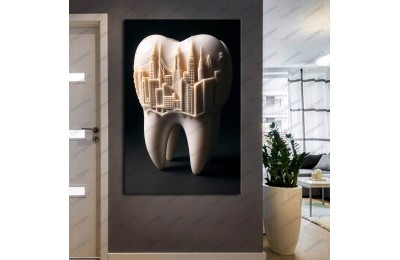 Ağız ve Diş Polikliniği, Dişçi Tabloları Dekoratif Diş, Dekoratif Dişçi, Dişçi Dekorasyonu dsc259