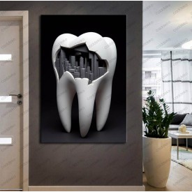 Ağız ve Diş Polikliniği, Dişçi Tabloları Dekoratif Diş, Dekoratif Dişçi, Dişçi Dekorasyonu dsc260