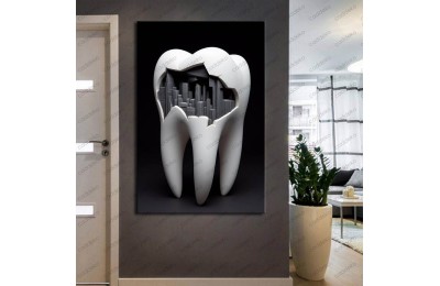 Ağız ve Diş Polikliniği, Dişçi Tabloları Dekoratif Diş, Dekoratif Dişçi, Dişçi Dekorasyonu dsc260