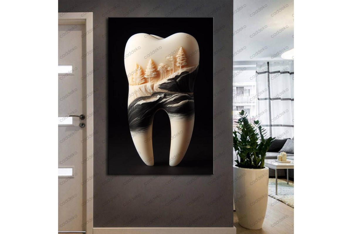 Ağız ve Diş Polikliniği, Dişçi Tabloları Dekoratif Diş, Dekoratif Dişçi, Dişçi Dekorasyonu dsc262