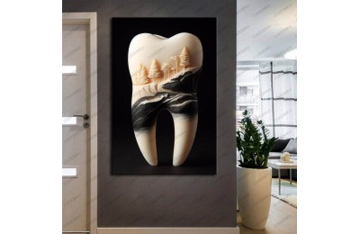 Ağız ve Diş Polikliniği, Dişçi Tabloları Dekoratif Diş, Dekoratif Dişçi, Dişçi Dekorasyonu dsc262