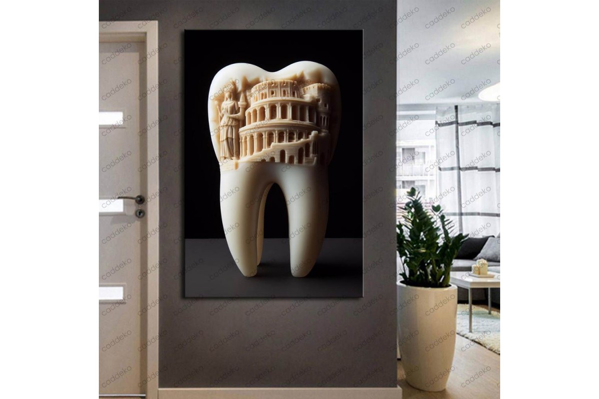Ağız ve Diş Polikliniği, Dişçi Tabloları Dekoratif Diş, Dekoratif Dişçi, Dişçi Dekorasyonu dsc263