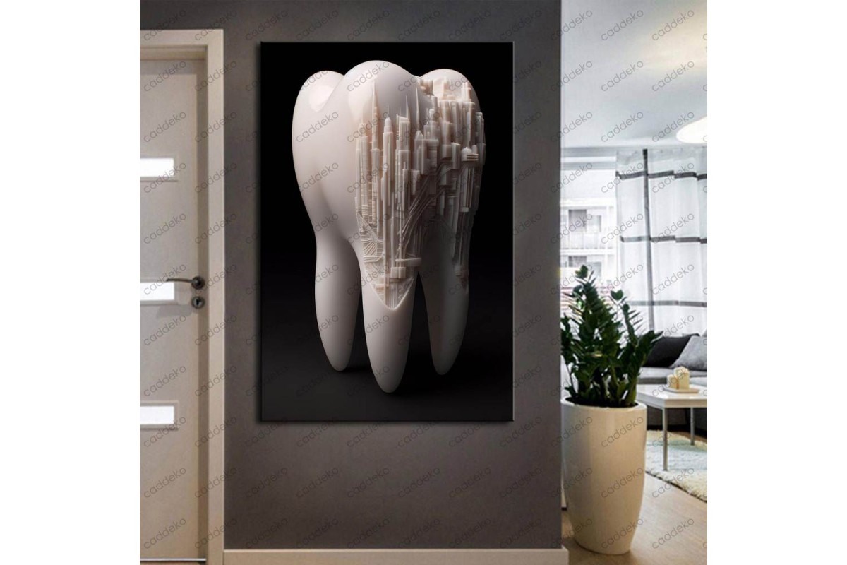 Ağız ve Diş Polikliniği, Dişçi Tabloları Dekoratif Diş, Dekoratif Dişçi, Dişçi Dekorasyonu dsc264