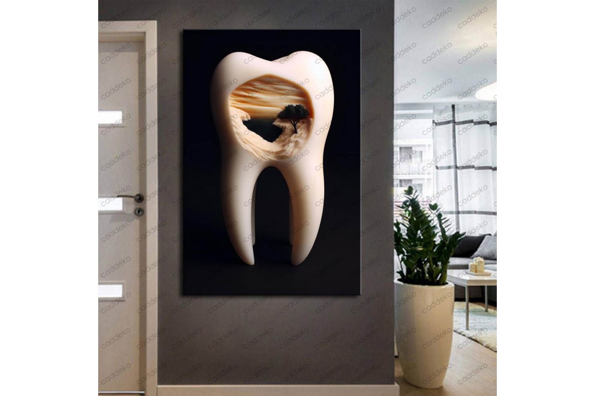 Ağız ve Diş Polikliniği, Dişçi Tabloları Dekoratif Diş, Dekoratif Dişçi, Dişçi Dekorasyonu dsc265