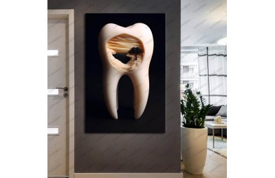 Ağız ve Diş Polikliniği, Dişçi Tabloları Dekoratif Diş, Dekoratif Dişçi, Dişçi Dekorasyonu dsc265