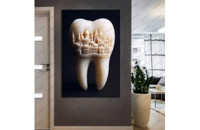 Ağız ve Diş Polikliniği, Dişçi Tabloları Dekoratif Diş, Dekoratif Dişçi, Dişçi Dekorasyonu dsc267