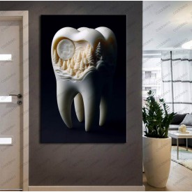Ağız ve Diş Polikliniği, Dişçi Tabloları Dekoratif Diş, Dekoratif Dişçi, Dişçi Dekorasyonu dsc268
