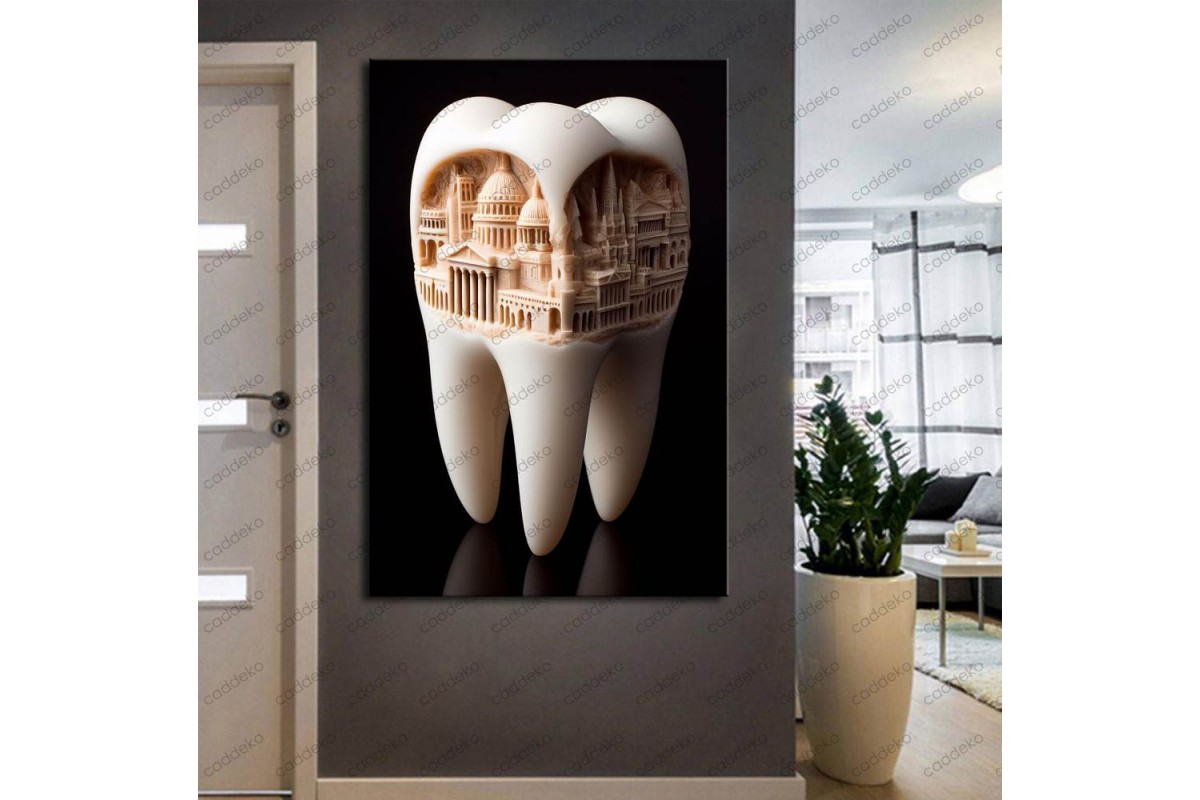 Ağız ve Diş Polikliniği, Dişçi Tabloları Dekoratif Diş, Dekoratif Dişçi, Dişçi Dekorasyonu dsc269