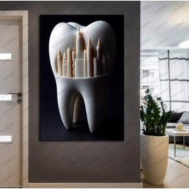 Ağız ve Diş Polikliniği, Dişçi Tabloları Dekoratif Diş, Dekoratif Dişçi, Dişçi Dekorasyonu dsc270