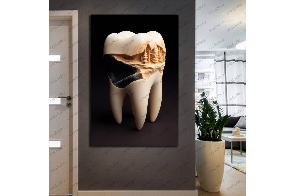 Ağız ve Diş Polikliniği, Dişçi Tabloları Dekoratif Diş, Dekoratif Dişçi, Dişçi Dekorasyonu dsc271