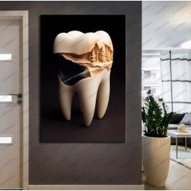 Ağız ve Diş Polikliniği, Dişçi Tabloları Dekoratif Diş, Dekoratif Dişçi, Dişçi Dekorasyonu dsc271