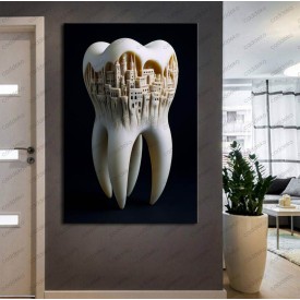 Ağız ve Diş Polikliniği, Dişçi Tabloları Dekoratif Diş, Dekoratif Dişçi, Dişçi Dekorasyonu dsc275