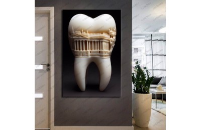 Ağız ve Diş Polikliniği, Dişçi Tabloları Dekoratif Diş, Dekoratif Dişçi, Dişçi Dekorasyonu dsc277