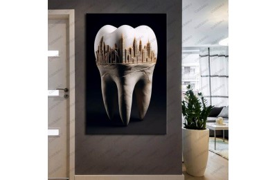 Ağız ve Diş Polikliniği, Dişçi Tabloları Dekoratif Diş, Dekoratif Dişçi, Dişçi Dekorasyonu dsc279