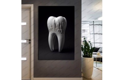 Ağız ve Diş Polikliniği, Dişçi Tabloları Dekoratif Diş, Dekoratif Dişçi, Dişçi Dekorasyonu dsc281