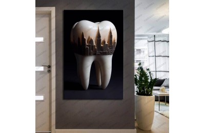 Ağız ve Diş Polikliniği, Dişçi Tabloları Dekoratif Diş, Dekoratif Dişçi, Dişçi Dekorasyonu dsc283