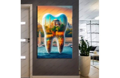 Ağız ve Diş Polikliniği, Dişçi Tabloları Dekoratif Diş, Dekoratif Dişçi, Dişçi Dekorasyonu dsc287